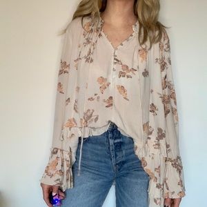 Free People Floral Tunic Dress